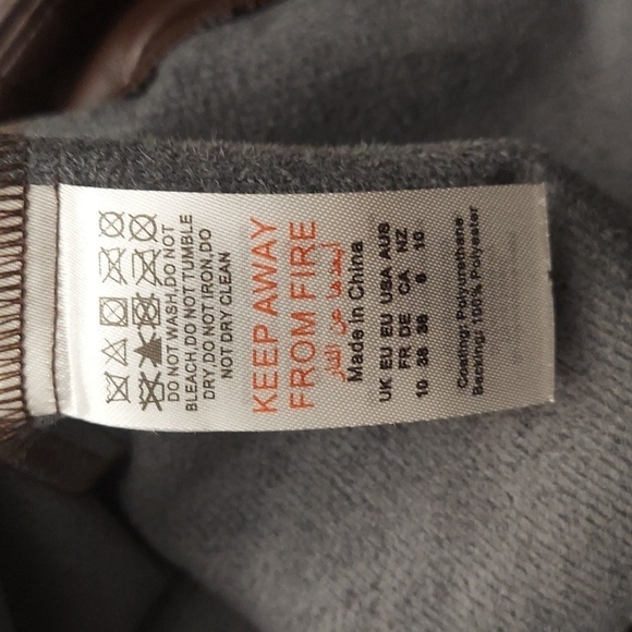 NASTY GAL Premium Faux Leather High Waisted Trouser in Chocolate Brown - Picture 14 of 15